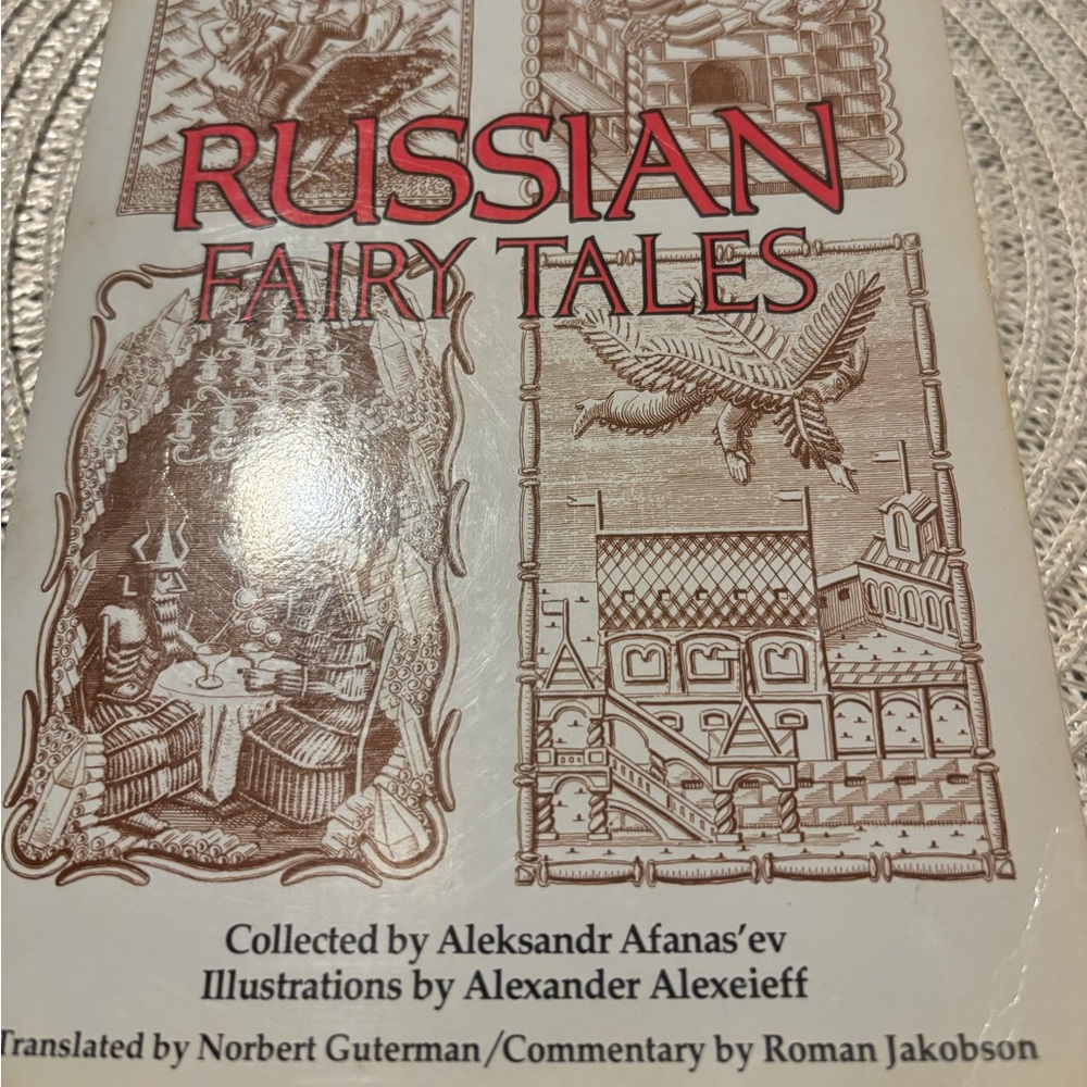 VTG RARE Russian Fairy Tales Book